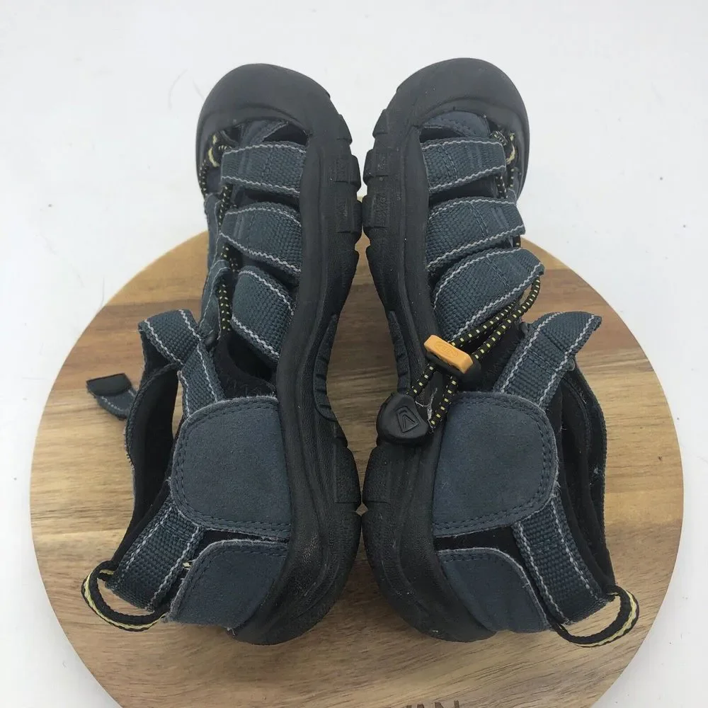 Keen Newport II Sandals Boys 2 Blue Waterproof Leather Shoes Outdoor